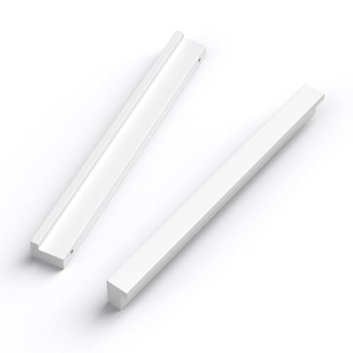 LONTAN 2 Pezzi Maniglie Cucina Bianco Distanza dei Fori 160mm Maniglie per Mobili Bianco Maniglie per Mobili da Cucina Maniglie Armadio Maniglie Mobile Bagno