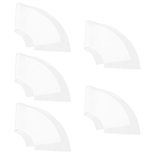 PATKAW 5 Piezas Abanicos Plegables para Sublimación y Pintura de Papel Blanco 33 X 66 Cm, Ideales para Proyectos DIY y Ambientación de Fiestas