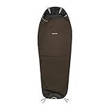 Mammut Grevling EMT Bivouac Bag, Lightweight Mummy-Shaped Sleeping Bag Cover, Protects from Dirt, Sparks, Dew & Wear for Hiking & Outdoor Use, Bison, 195L