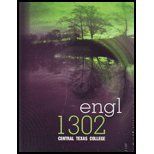 Engl 1302 Central Texas College 0077527127 Book Cover