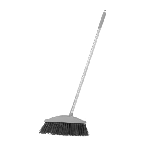 minkissy Efficient Floor Cleaning Broom Stainless Steel Rotatable Handle Big Broom