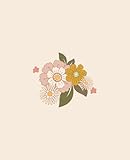  Composition Notebook: Flower Daily Notebook  110 pages, 7.5 x 9.25\