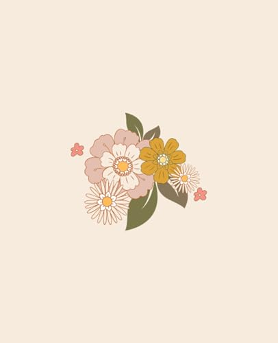  Composition Notebook: Flower Daily Notebook  110 pages, 7.5 x 9.25\