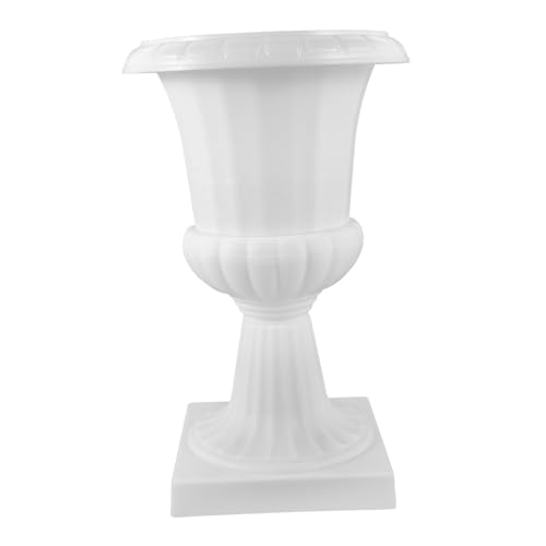 GALPADA Porte Fleurs Colonne Romaine Décorative Urne Amovible pour Mariage Anniversaire Décoration Intérieure Extérieur Base Stable pour Utilisation