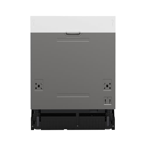 KKT KOLBE Unterbaufähiger Geschirrspüler | vollintegrierbare Spülmaschine | 60cm | Edelstahl | AquaStop | Höhenverstellbar Oberkorb | 5 Spülprogramme | 12 Maßgedecke | Zeitvorwahl | DW601VI