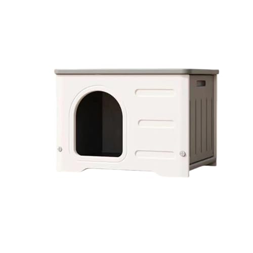 SearEase ペット ハウス 猫 ハウス キャット ハウス 犬小屋 組み立てペットハウス キャットハウス おしゃれ 外猫ハウス 屋外 防水 耐重 通気性 防寒 雨よけ 防風 防雨 換気 組立簡単 洗え 野良猫 避難所 四季通用 小型犬 猫 屋外 屋内兼