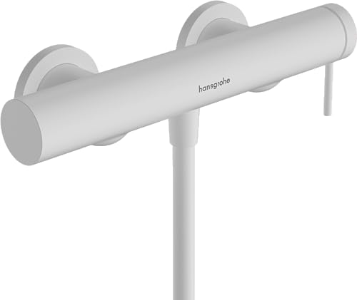 hansgrohe Tecturis S - Duscharmatur Aufputz für 1 Verbraucher, Mischbatterie Dusche, Mattweiß