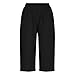 AKTCVVJ Women Capri Pants Cotton Linen Straight Leg Capris Loose Fit Fashion Capri Pants Summer Vacation Capris with Pockets Black