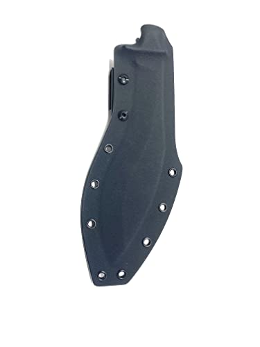 Valhalla Custom Kydex Sheath Ka-bar Combat Kukri 1280 BLACK