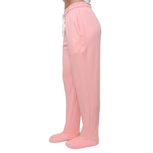 Adult Footed Sweatpants with Sherpa Fleece Lined Feet, Extremely Soft and Warm Footing