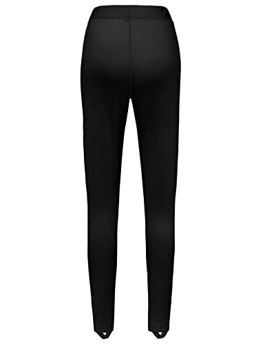 Dasawamedh Women's Fleece Thermal Underwear Set Lightweight Warm Base Layers Long Johns For Hiking Skiing Diving, Black M #TOP2