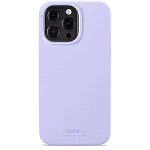 Holdit Siliconen Hoesje iPhone 13 Pro (6,1″) – 0,8mm Ultra thin Silicone Case – Volledige bescherming en Bescherming voor de cameralenzen – Gripvriendelijk oppervlak – Lavender