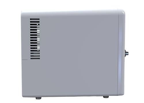 Frigidaire 9 can/6l mini personal fridge cooler Crocodile Finish door-W: 7.08" x L: 11.81" X H: 10.04 (White) by Frigidaire - Image 4