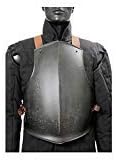 Medieval Ready for Battle Breast Plate Body Armour Dark One Size Black