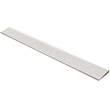 Kunststoff-Schwellenrampe für Kehrroboter, DREI Farben Erhältlich, Rollstuhlrampe für Eingang, Wohnzimmer, Nagelfreie Installation(White,100 * 5 * 1cm/39 * 2 * 0.4in)