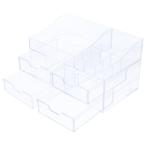 TOVINANNA Makeup Organizer for Vanity Multi Cosmetic Storage Box Compact