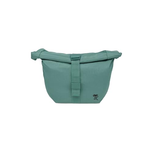 FUCHS & REBELL® Crossbody Tasche LUCA - Durchdacht & Nachhaltig – 3-Punkt-Gurt-System für Stabilität, robuste Magnetschnallen, viele Fächer & flexibles Volumen (4,5-8L) – Wasserabweisend (Mint Blau)