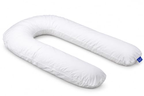 Moonlight Slumber Comfort-U Full Body Pillow, Poly/Cotton Cover - Never Clumps, Firm, Hypoallergenic