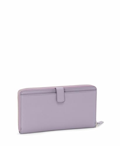 Image of TUMI - Belden Travel Wallet - Women's Premium Leather Passport Travel Organizer with Wristlet