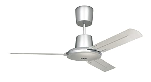 Vortice – Ventilatore da soffitto Evoluzione:: Argento da Parati, Misura: 122 cm Ø
