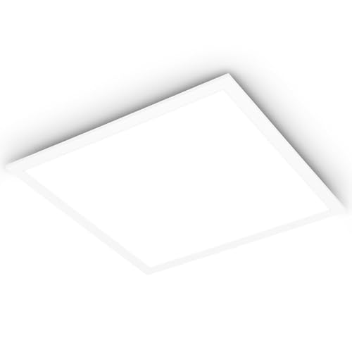 BRILONER - Lampada da soffitto per bagno, plafoniera LED, lampada LED, lampada da bagno IP44, pannello LED, lampada da bagno, luce bianca neutra 4.000K