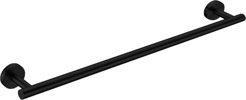 28 Inch Towel Bar for Bathroom 9/12/16/24/28/33 Inch Kitchen Hand Towel Holder Matted Black SUS304 Stainless Steel RUSTPROOF Wall Mount Towel Rod (1, Matted Black, 28 Inch)