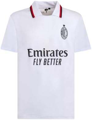AC Milan Unisex Maglia Away Replica Stadio, Stagione 2024/25 Offizielles Fußball-T-Shirt, Weiß, M