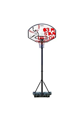 basketball stand 140-213 cm PE black/white/red