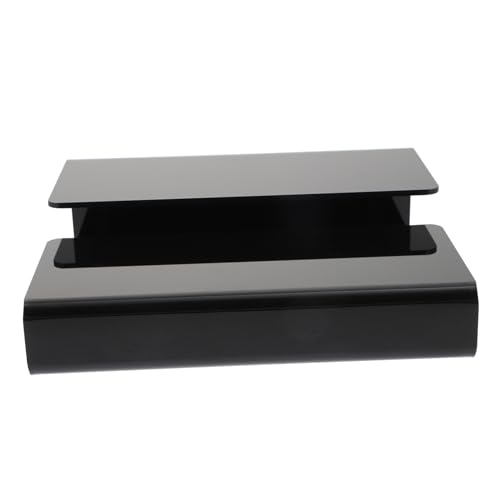 Cabilock 1pc Stepped Glasses Frame Mount Sunglasses Display Rack Glasses Show Holder Glasses Showcase Tool Glasses Storage Holder Glasses Show Stand Glasses Show Frame Black Acrylic