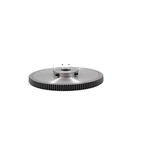 Engrenage droit en acier 45# robuste, pignon 1 module 100 dents alésage 8mm haute rigidité