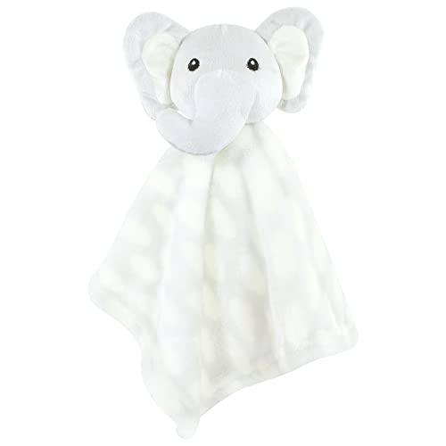 Image of Hudson Baby Unisex Baby Plush Blanket with Security Blanket, Elephant Cloud, One Size
