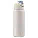 Owala FreeSip botella agua acero inoxidable con pajita, 945 ml - Botella térmica a prueba de fugas para el deporte y los viajes, sin BPA, Iced Breeze