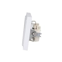 Busch-Jaeger future® linear Komplett-Set: 2x 20 EUC-84 SCHUKO Schutzkontakt-Steckdose + 1722-84K Abdeckrahmen 2-fach, studioweiß – Ansicht 2