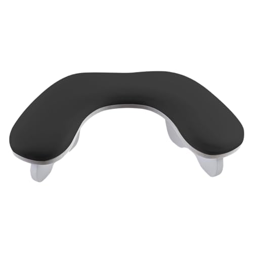 Tapis de main pour manucure en cuir noir idéal pour le salon de beauté ou la maison