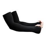 WUYJI Manchettes thermiques de running homme,paire de manchons chauds unisexes avec passe-...