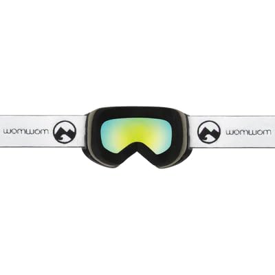 MowMow Gafas de esquí STEALTH – Lente fotocromática – ECO: marco de resina orgánica y reciclada – UV400 – Unisex (oro, azul)