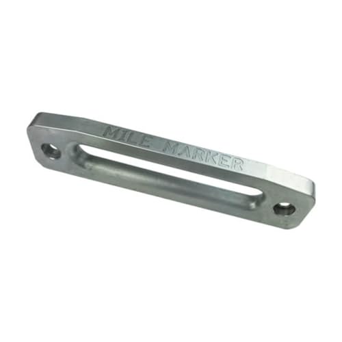 Mile Marker 19-53000 Single Full Size Hawse Fairlead - High Strength Aluminum Construction - Strong & Durable - Designed for use with Synthetic Ropes Only - Made in USA
