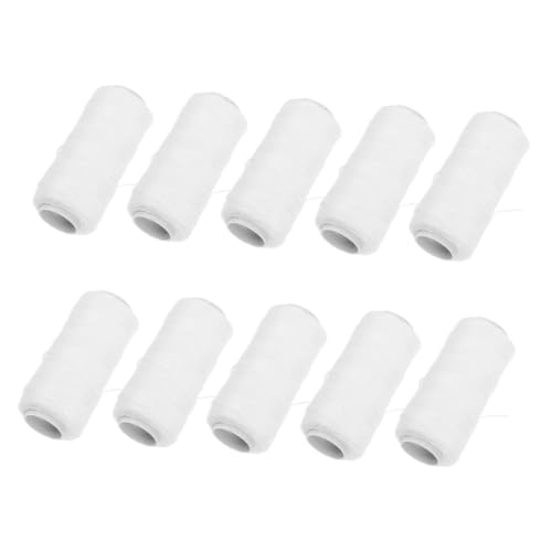 LOLIPPYY 10 rollos Hilo para Depilación Facial Hilo de Algodón para Cejas Labios y Mentón para Eliminación de No Deseado Uso Profesional y Doméstico