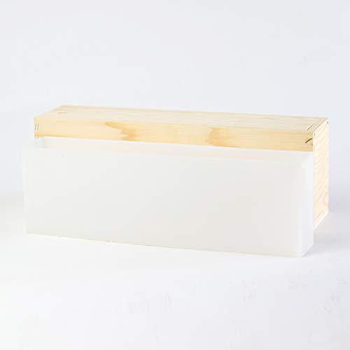 Stampo per sapone in silicone e scatola in legno
