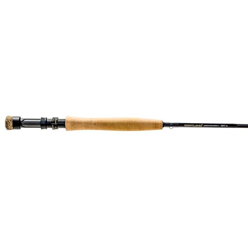 Cortland MKII Nymph Fly Rod 4-Pc 11 FT / 2 Wt Fly Fishing, with Orange Rod Tube, 2 WT