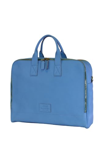 Floral Briefcase with Murano Murrine Glass | Real Leather, Handmade in Italy | Women's Travel Bag Folder Case for Devices & Documents2