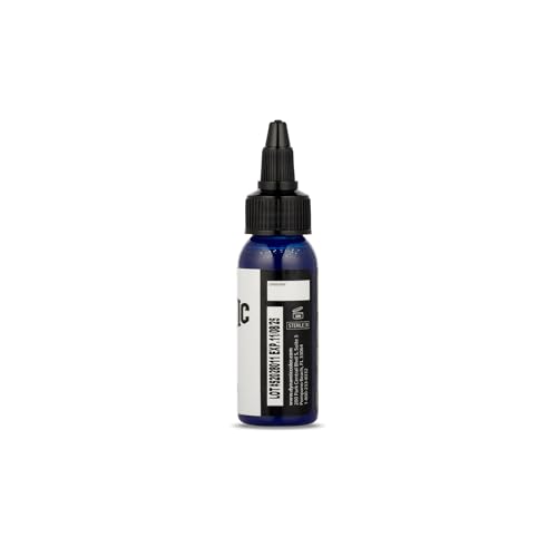 Image of Dynamic Color Blue Tattoo Ink, Made in USA Since 1990, 1 oz | Sterilized and lot-numbered for full traceability; established American brand trusted by artists worldwide
