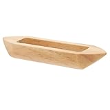 BESPORTBLE Holzboot Modell Unfertig Kreative Holzdeko Tischdekoration Miniatur Boot Ornamente Robust Leicht Geschenkidee Für Bootliebhaber Und Schreibtischgestaltung