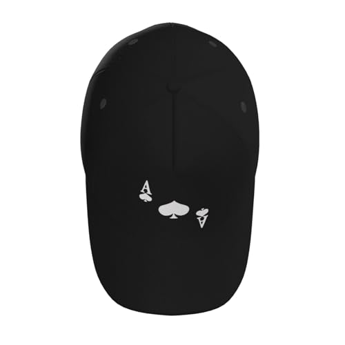 Ace of Spades Poker Baseball Hats for Men and Women - Classic Adjustable Hats4