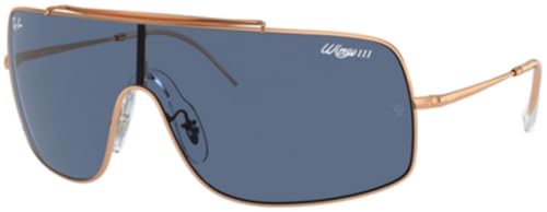 Ray-Ban RB3897 Sunglasses Bundle: RB 3897 WINGS III 920280 Rosegold/Dark Blue Polyamide Standard and Universal Anti-slip Silicone Leash