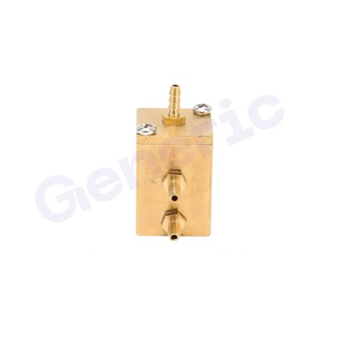 Image of Dental Chair Water Retractive Valve WRV /Pilot Pneumatic Valve - 3mm Nipple Connector, 3 Hole Water Retraction Pressure Regulator for Dental Unit Control (Pack of 1)