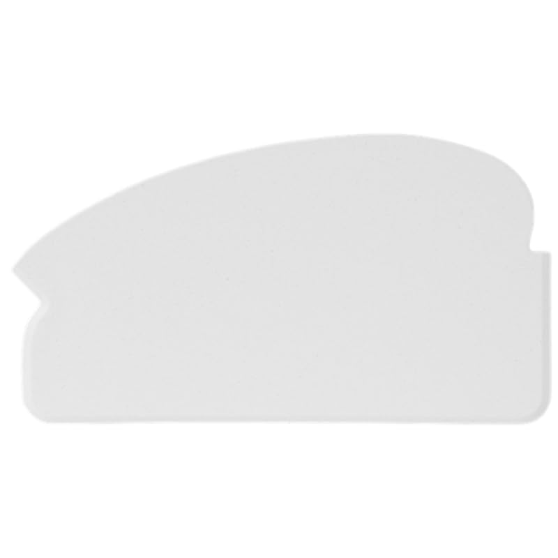 Vikan 40525 Polypropylen Teigschaber, Metalldetektierbar, Weiß, 165mm Breite, 10 Stück