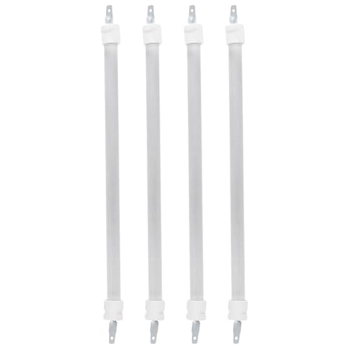 ifundom Élément Chauffant Quartz Blanc pour Chauffage Infrarouge, 4pcs, Distribution Uniforme et Stable Chaleur, Matériau Céramique, pour Espace de Vie et Bureaux