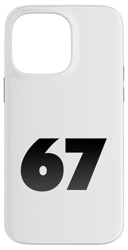 �C���^�[�l�b�g �g�����h 67�A�ԍ� 67 �X�}�z�P�[�X iPhone 14 Pro Max �p