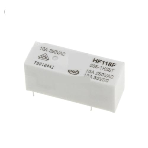 Relais de puissance HF118F pour domotique et automatisme connecté 5V 12V 24V